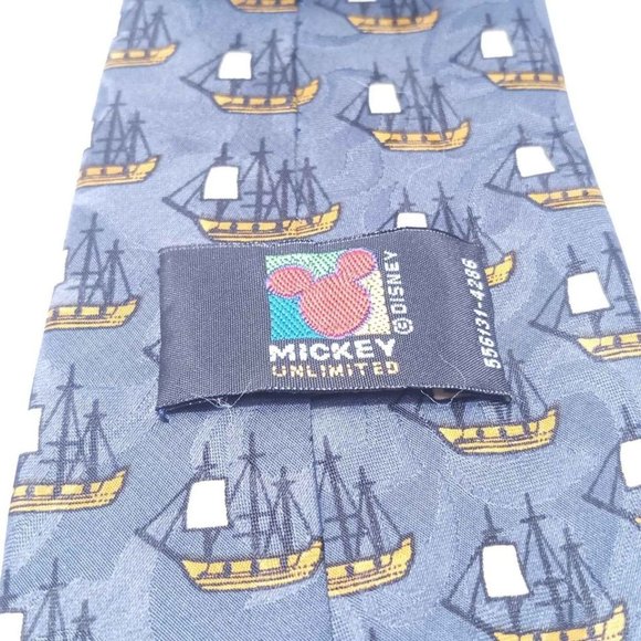 Sailor Mickey and Donald Duck Going Fishing Tie - Used - Very Good Condition - F - Picture 3 of 3